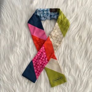 Silk Coach scarf for your hair or purse!